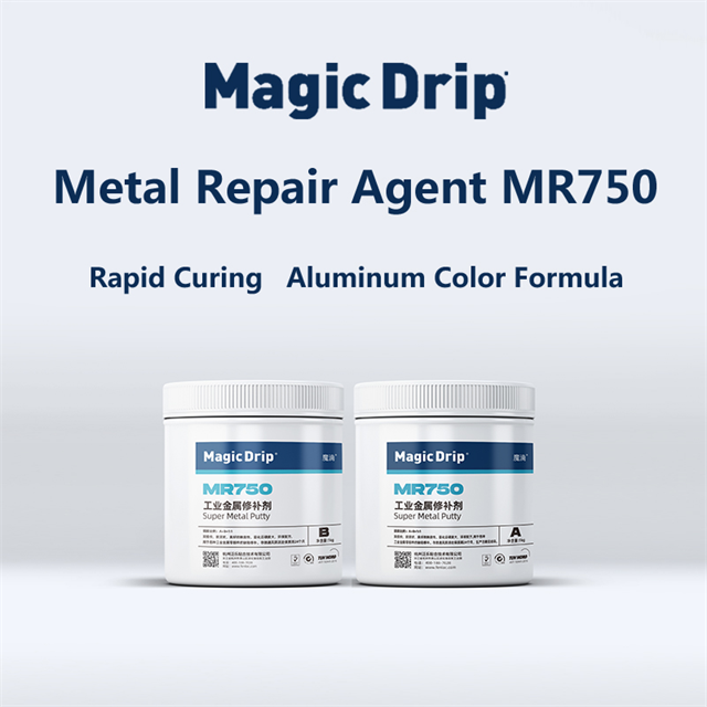 Factory Supply MR750 Repair Agent Steel Metal Repair Putty Glue Metal Putty For Aluminium Repair 500g+500g